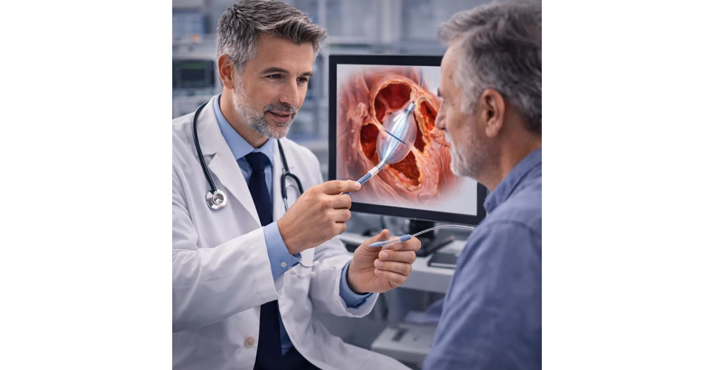 توسيع صمامات القلب بالبالون