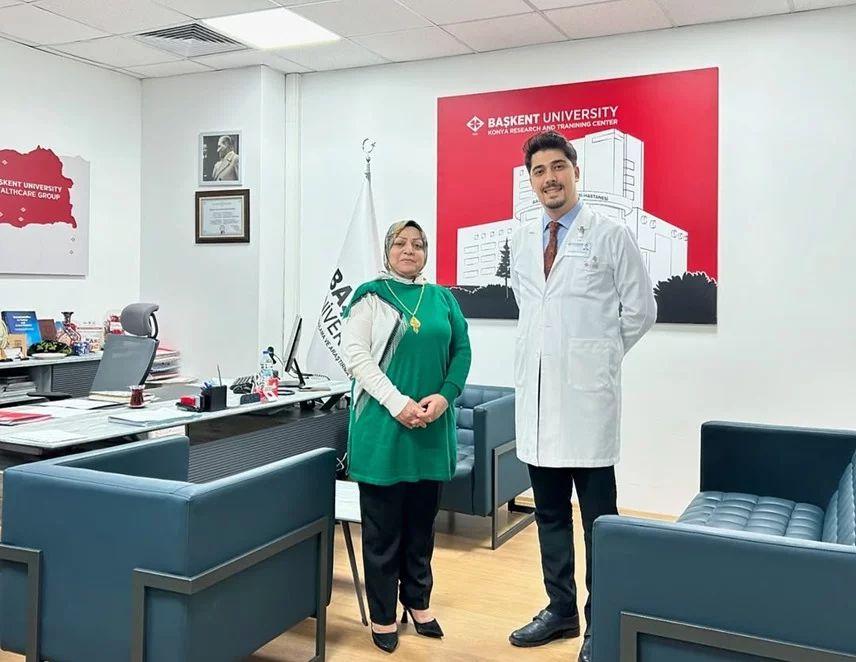 Başkent University Hospital – Konya Branch, was honored to welcome Ms. Khadija Ali Al-Turkmany
