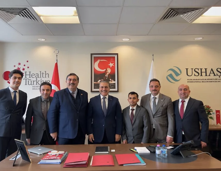 Başkent University Konya Hospital visits the General Manager of USHAŞ