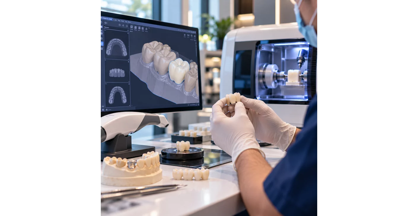 تقنية CAD/CAM في طب الأسنان: كيف تساهم التكنولوجيا الرقمية في تطوير علاجات الأسنان؟