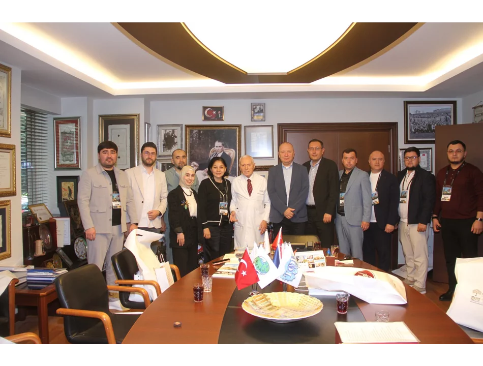 Prof. Dr. Mehmet Haberal Welcomes the Healthcare Delegation from Uzbekistan in Ankara